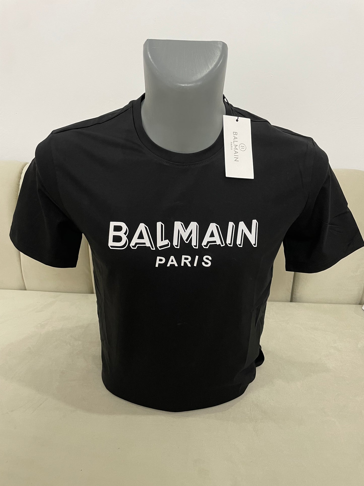 Camiseta Balmain Paris Negra