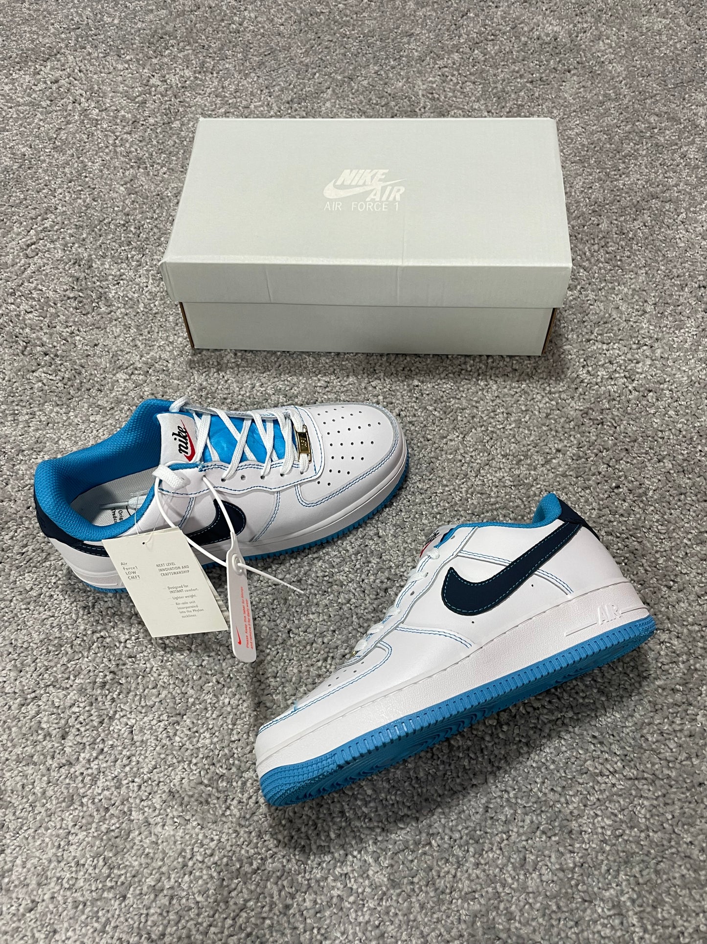 Nike Air Force 1 - Azul/Blanco